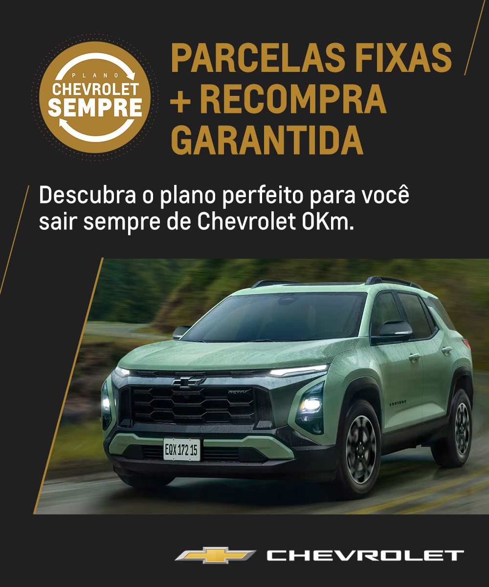 Plano Chevrolet Sempre é na Absoluta Santos