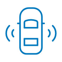 Alerta de abertura de portas com detecção de veículos, ciclistas e pedestres Blazer EV RS